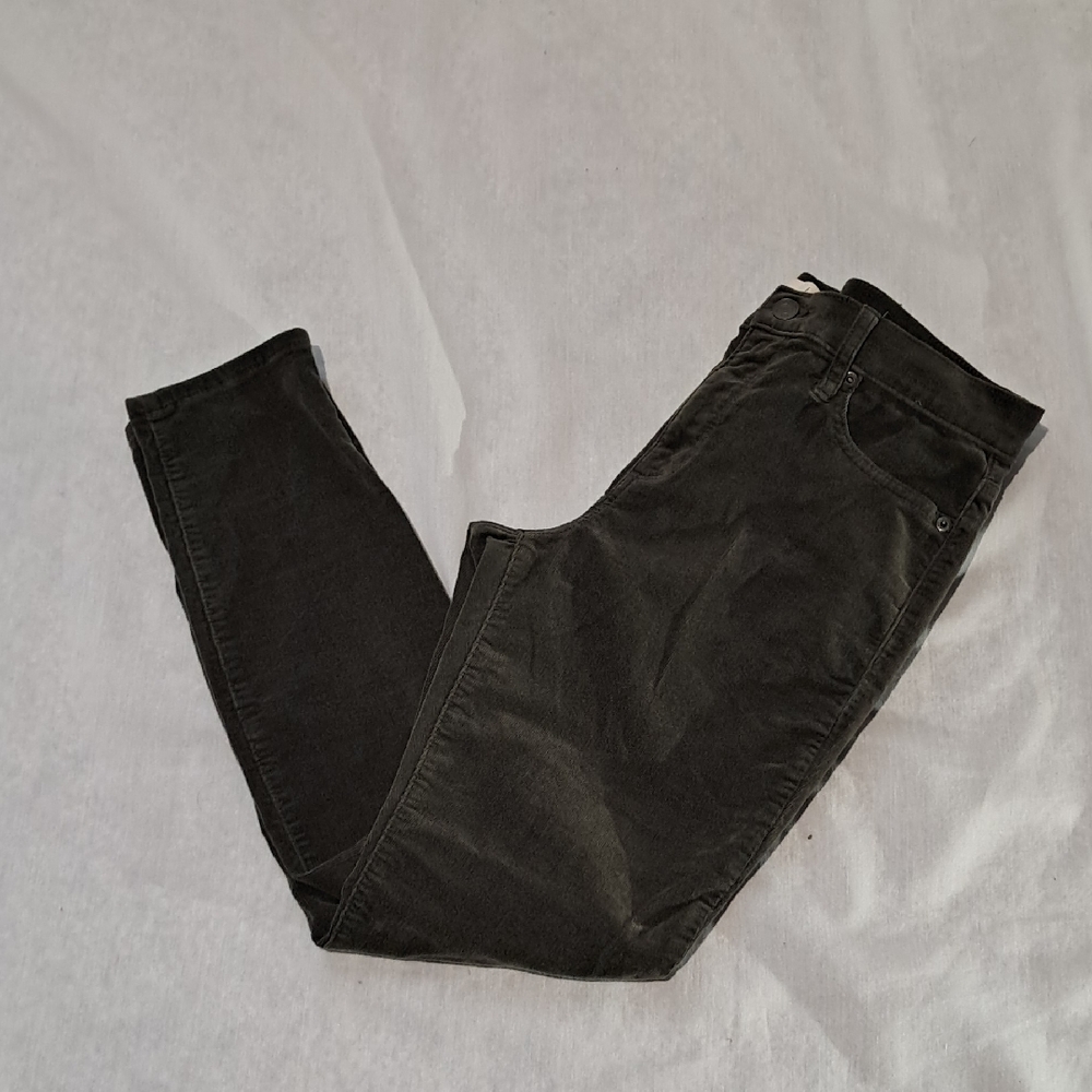 GAP True Skinny‎ Corduroy Pants. Size 30S. Green.